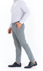 Grey Dress Pants with White Shirt