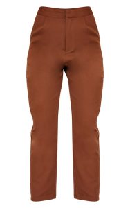 Cropped Brown Pants